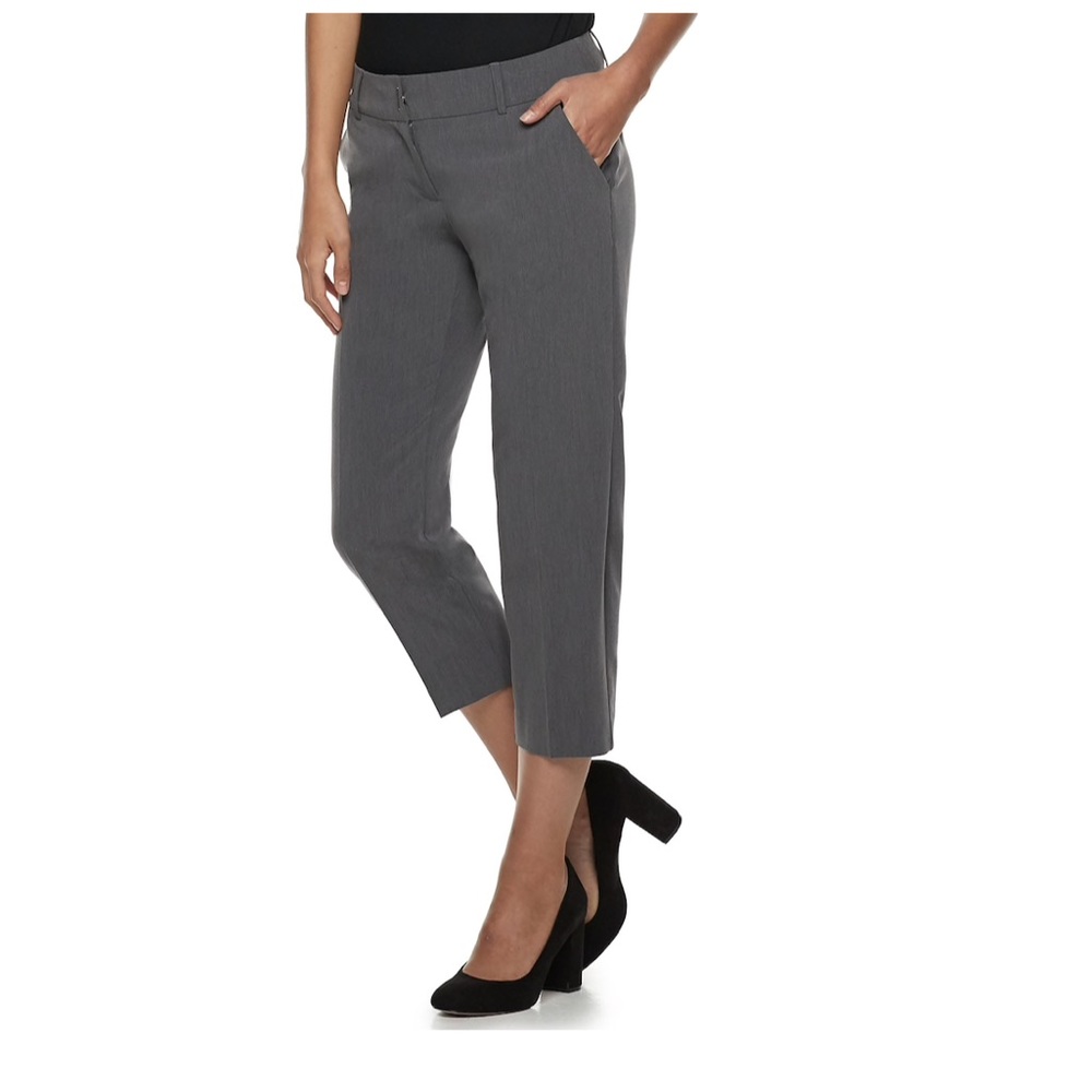 Apt 9 Torie gray capri pants